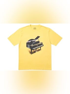 Palace Grand Piano T-shirt Yellow Size Medium M